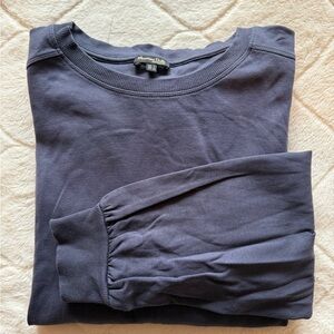 MASSIMO DUTTI | Blue Crewneck Sweatshirt | 95% cotton